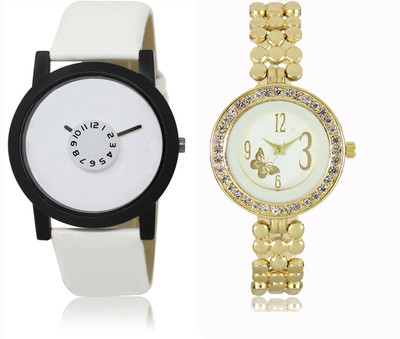 

FERRIZZO Couple Watch With New Look Designer Printed Dial LR 026 _ 203 Watch - For Men & Women