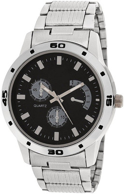 

just like Steel Belt Black Dial Professional and Stylish Watch - For Boys and Men Watch - For Men
