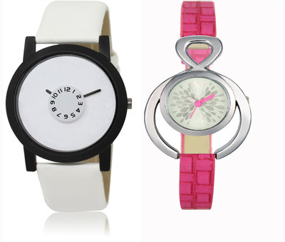 

FERRIZZO Couple Watch With New Look Designer Printed Dial LR 026 _ 205 Watch - For Men & Women