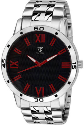 

Varni Retail Designer Wavey Black Dial With Silver Metal Strap Boys Watch For Men Watch - For Men