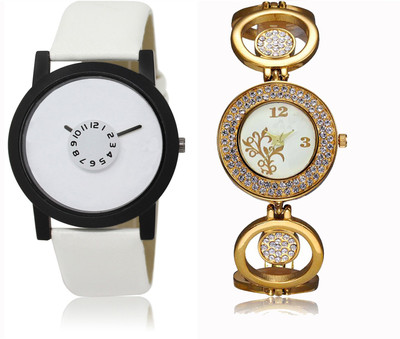 

FERRIZZO Couple Watch With New Look Designer Printed Dial LR 026 _ 204 Watch - For Men & Women