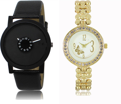 

FERRIZZO Couple Watch With New Look Designer Printed Dial LR 025 _ 203 Watch - For Men & Women