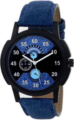 

FabSale Blue Leather Strap Boys Watch Watch - For Men