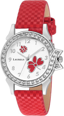 

Laurels Lww-Btl-011007 Bettle Stone Studded Watch - For Women