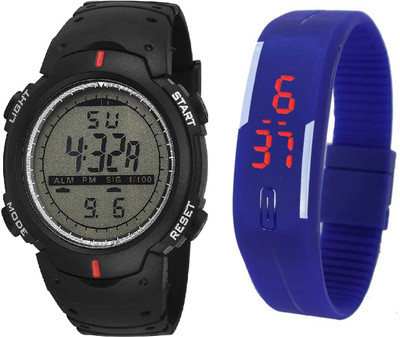 

blutech NEW GENERATION STYLISH DIGITAL WATCH FOR BOYS AND KIDS(PACK OF 2) Watch - For Boys & Girls