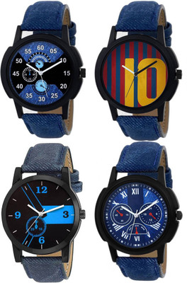 

FabSale New Designer Fancy And Attractive Watch - For Men & Women (Pack Of 4) Watch - For Boys & Girls