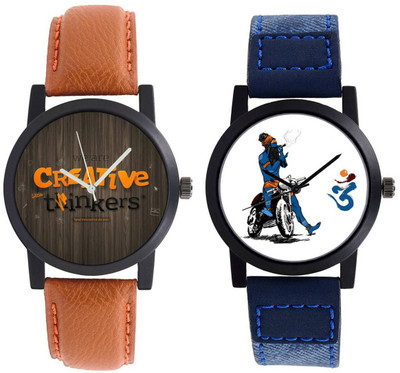 

AR Sales Combo Of 2 Stylish Analog Watch For Mens And Boys-101-102 Watch - For Men