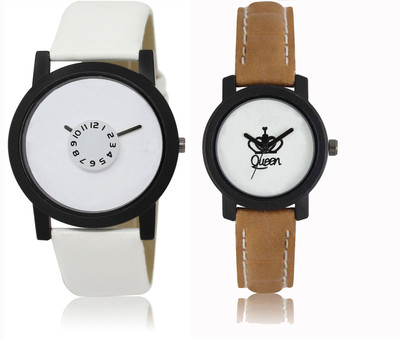 

FERRIZZO Couple Watch With New Look Designer Printed Dial LR 026 _ 209 Watch - For Men & Women