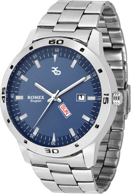 

ROMEX DD-127BLUE NEW STYLISH DAY AND DATE Watch - For Boys