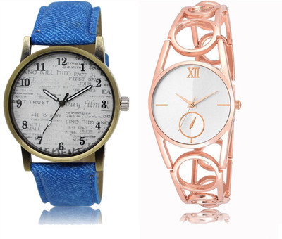 

FERRIZZO Couple Watch With New Look Designer Printed Dial LR 028 _ 213 Watch - For Men & Women