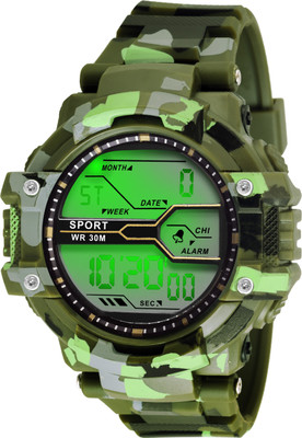 Buccachi B-G001-GRE-LED Watch - For Men