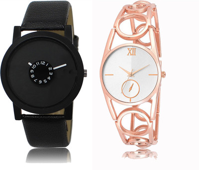 

FERRIZZO Couple Watch With New Look Designer Printed Dial LR 025 _ 213 Watch - For Men & Women