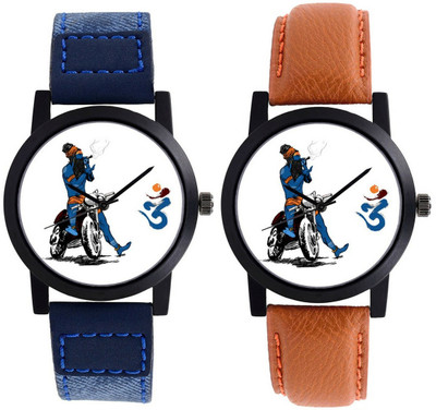 

AR Sales Combo Of 2 Stylish Analog Watch For Mens And Boys-102-103 Watch - For Men