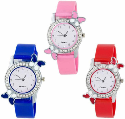 

iDIVAS ALK 54206 New 2018 Unique Collection Multi Dial Combo With 1 year Warranty Watch - For Women