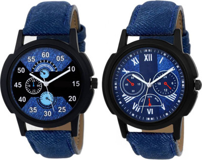 

FabSale Denim Series Sporty Modish Combo Set Of Two Watch - For Boys
