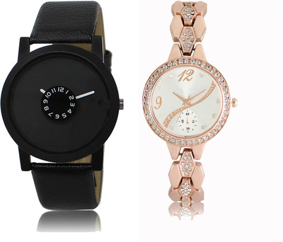 

FERRIZZO Couple Watch With New Look Designer Printed Dial LR 025 _ 215 Watch - For Men & Women