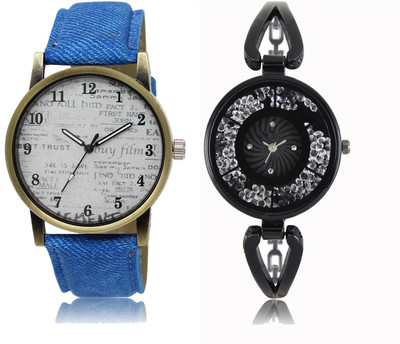 

FERRIZZO Couple Watch With New Look Designer Printed Dial LR 028 _ 211 Watch - For Men & Women