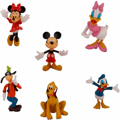

Prince Toys Mickey Mouse Clubhouse Mini Figure Play Set of 6(Multicolor)