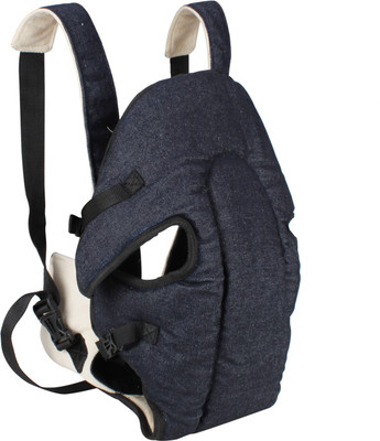 

Smilemakers Denim Strong Belt Bag Baby Carrier Baby Carrier(Black, Front carry facing out)
