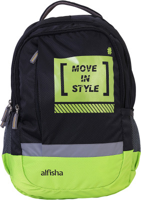 

ALFISHA AFB-COOL 35 L Backpack(Black, Yellow)