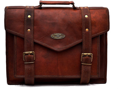 

STYLOLEATHERBAGS stylo23 Messenger Bag(Brown, 15 inch)