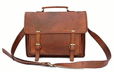 

styloleather bag stylo25 Messenger Bag(Brown, 18 inch)