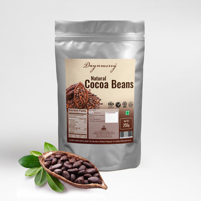Daynmerry Natural Cocoa Beans Cocoa Solid(250 g)