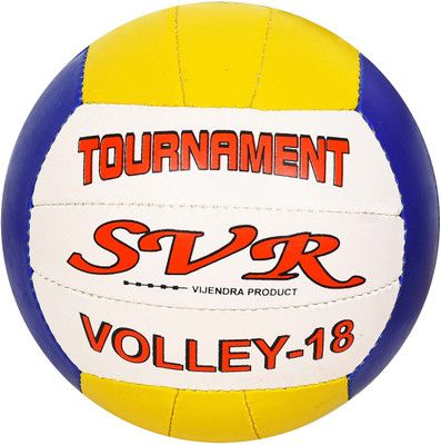 

SVR Professional Waterproof Grade-A 18 panel Volleyball - Size: (Pack of 1, Multicolor
