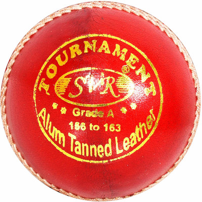SVR Tournament Professionals Premium Leather Cricket Leather Ball(Pack of 1, Red)