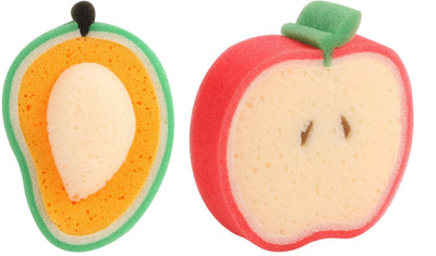 

Shrih Fruit Shape Bath Sponge Bath Loofah Bath Scrub - Set of 2