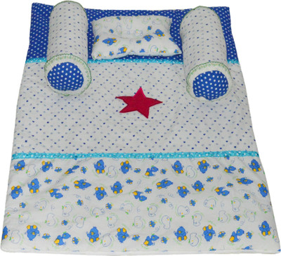 

Creative Textiles Cotton Bedding Set(White:Tarquish)