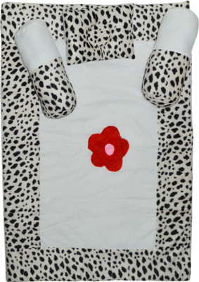 

Creative Textiles Cotton Bedding Set(white:red)