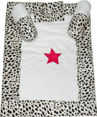 

Creative Textiles Cotton Bedding Set(offwhite:black)