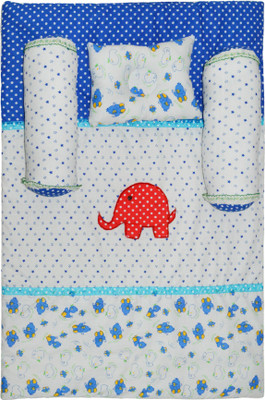 

Creative Textiles Cotton Bedding Set(Blue:Red)