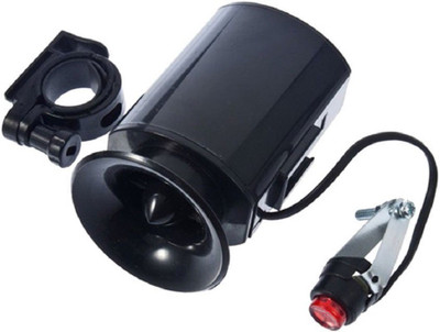 

RIDER'S CHOICE Bike handle-bar waterproof electric bell for bicycle loud voice 6 Sounds with inserted battery Bell(Black)