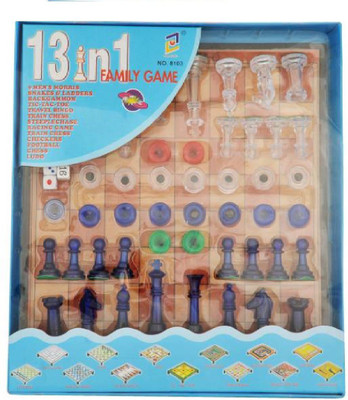 

KT BROTHERS 13 In 1 Family Game Including Magnetic Chess Board Game Board Game