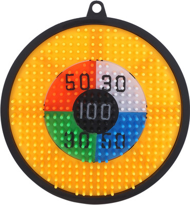 

Aarushi 1 Dart Board with 4 Darts 19 cm Dart Board (Multicolor) Board Game