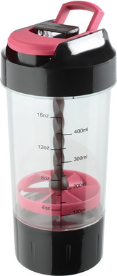 

HAANS Cyclone Shaker 500 ml Shaker(Pack of 1, Pink)