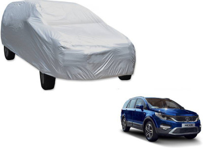 Trimanav Car Cover For Tata Hexa (Without Mirror Pockets)(Silver)
