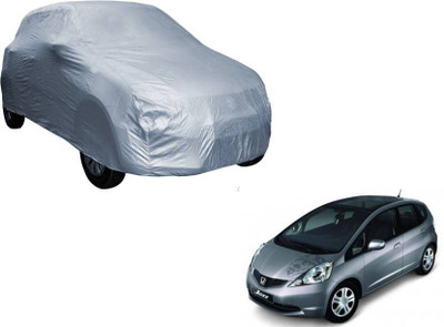 Trimanav Car Cover For Honda Jazz (Without Mirror Pockets)(Silver)