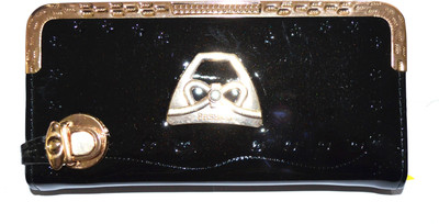 

Pin to Pen Casual Black Clutch
