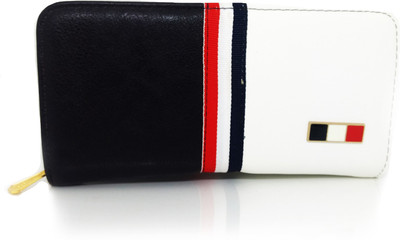 

Chalissa Casual Red, White Clutch