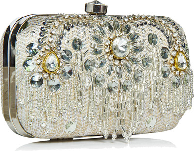 

Monokrome new york Party Silver Clutch