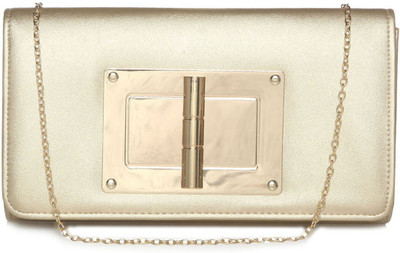 

Kazo Casual Gold Clutch