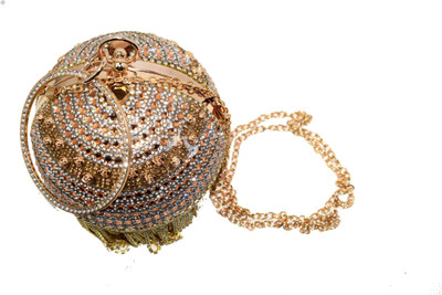 

Chouhan Stylish Party Gold Clutch