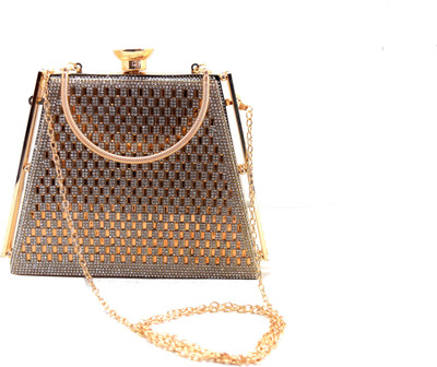 

Chouhan Stylish Party Gold Clutch