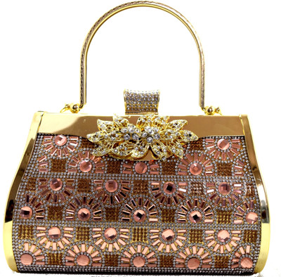 

Chouhan Stylish Party Gold Clutch