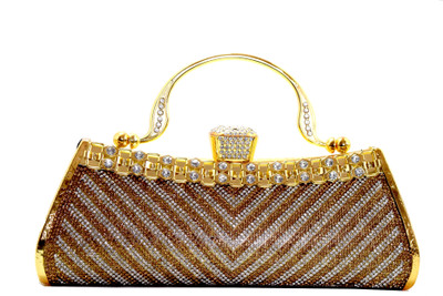

Chouhan Stylish Party Gold Clutch