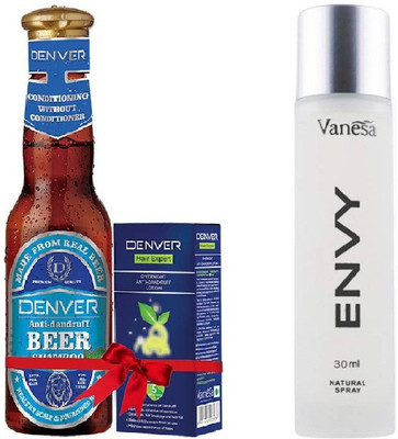 

Envy Women Perfum With Anti Dandruff Beer Shampoo(Set of 2)