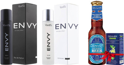 

Envy Men & Women Perfum & Anti Dandruff Beer Shampoo(Set of 3)